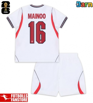 England Kobbie Mainoo #16 Hemmatröja Barn VM 2026 Kortärmad (+ Korta byxor)